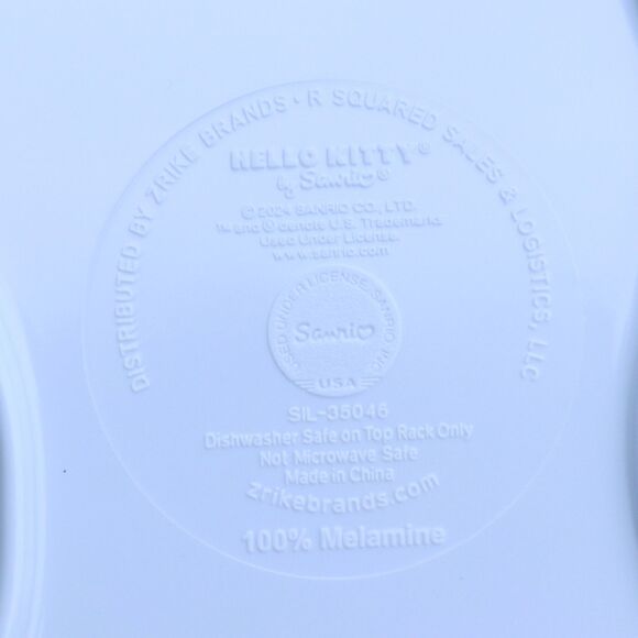 Hello Kitty Plastic Party Plates 7 Piece Halloween Pumpkin - Picture 4 of 5